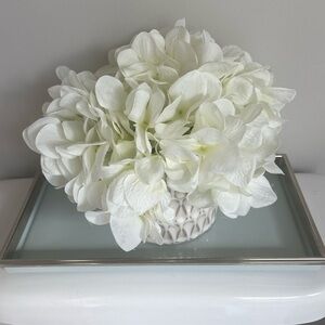 Restoration Hardware enamel vanity tray and soap dish set